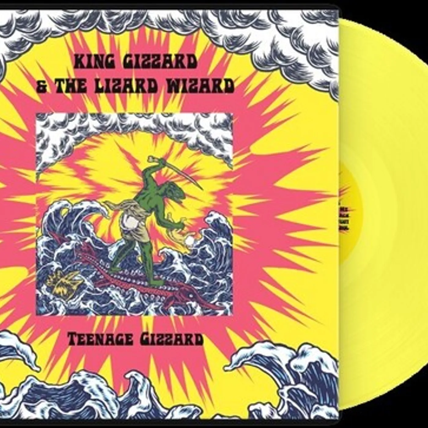 King Gizzard & The Lizard Wizard Teenage Gizzard - Neon Yellow Vinyl Record