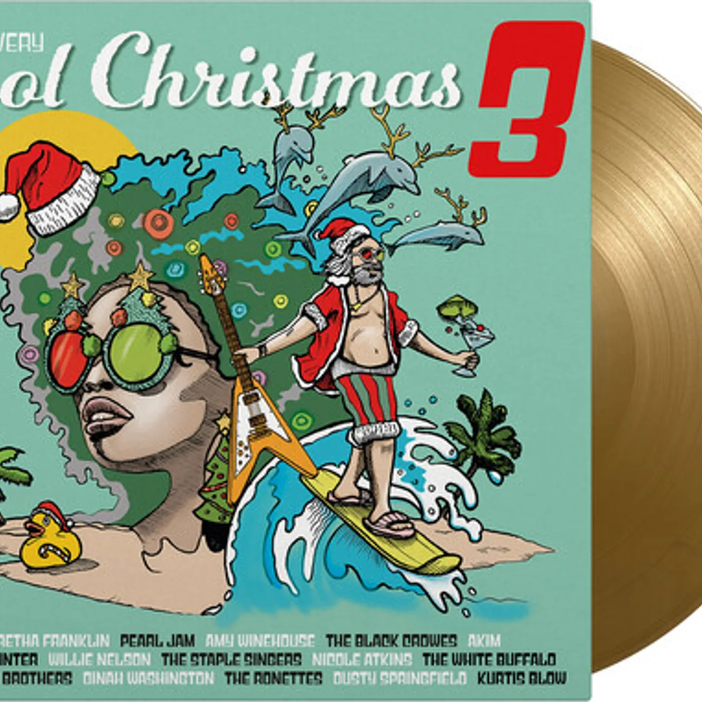 Various Artists  VERY COOL CHRISTMAS 3 (LIMITED/GOLD VINYL/180G/2LP) Vinyl Record