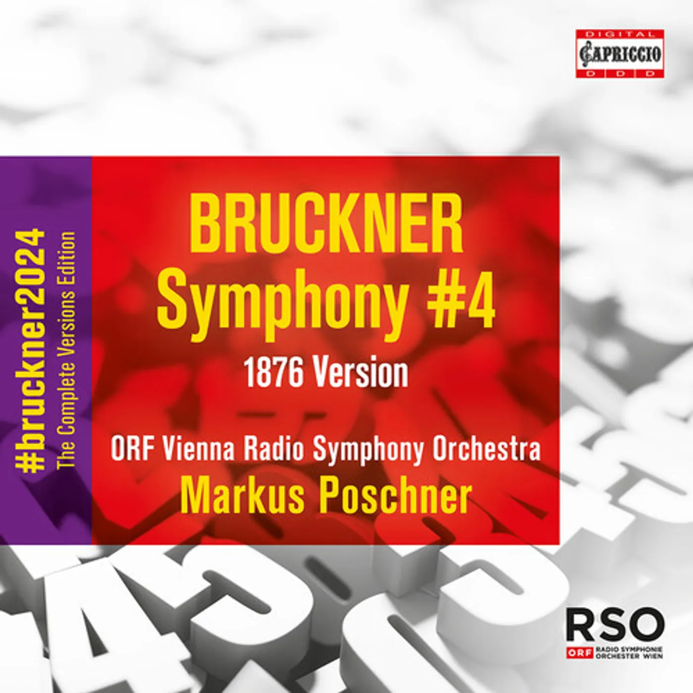 Bruckner / Orf Vienna Radio Symphony Orchestra SYMPHONY NO. 4 (1876 VERSION) CD