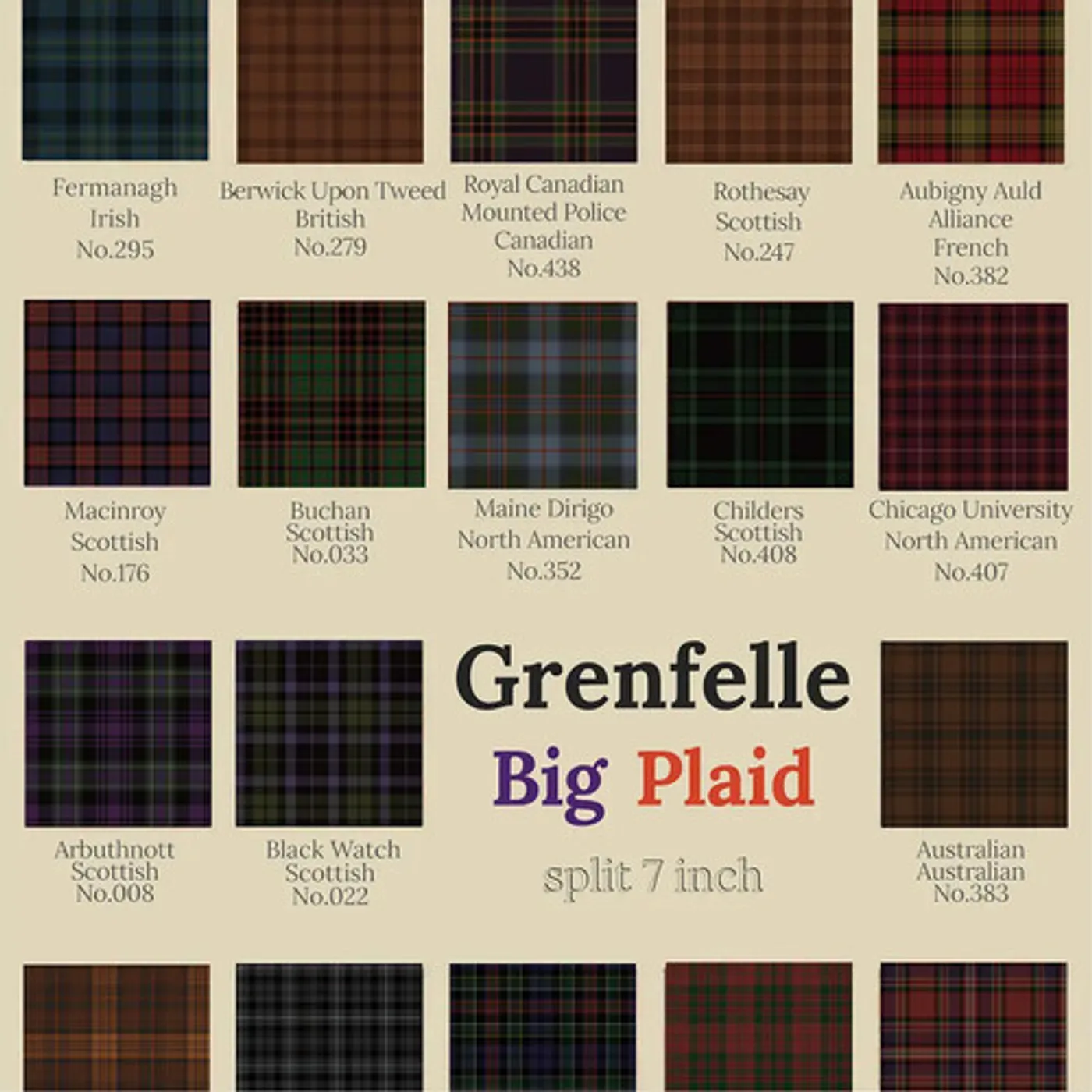 Grenfelle / Ana Gabriela Big Plaid / Capa De Revista Vinyl Record