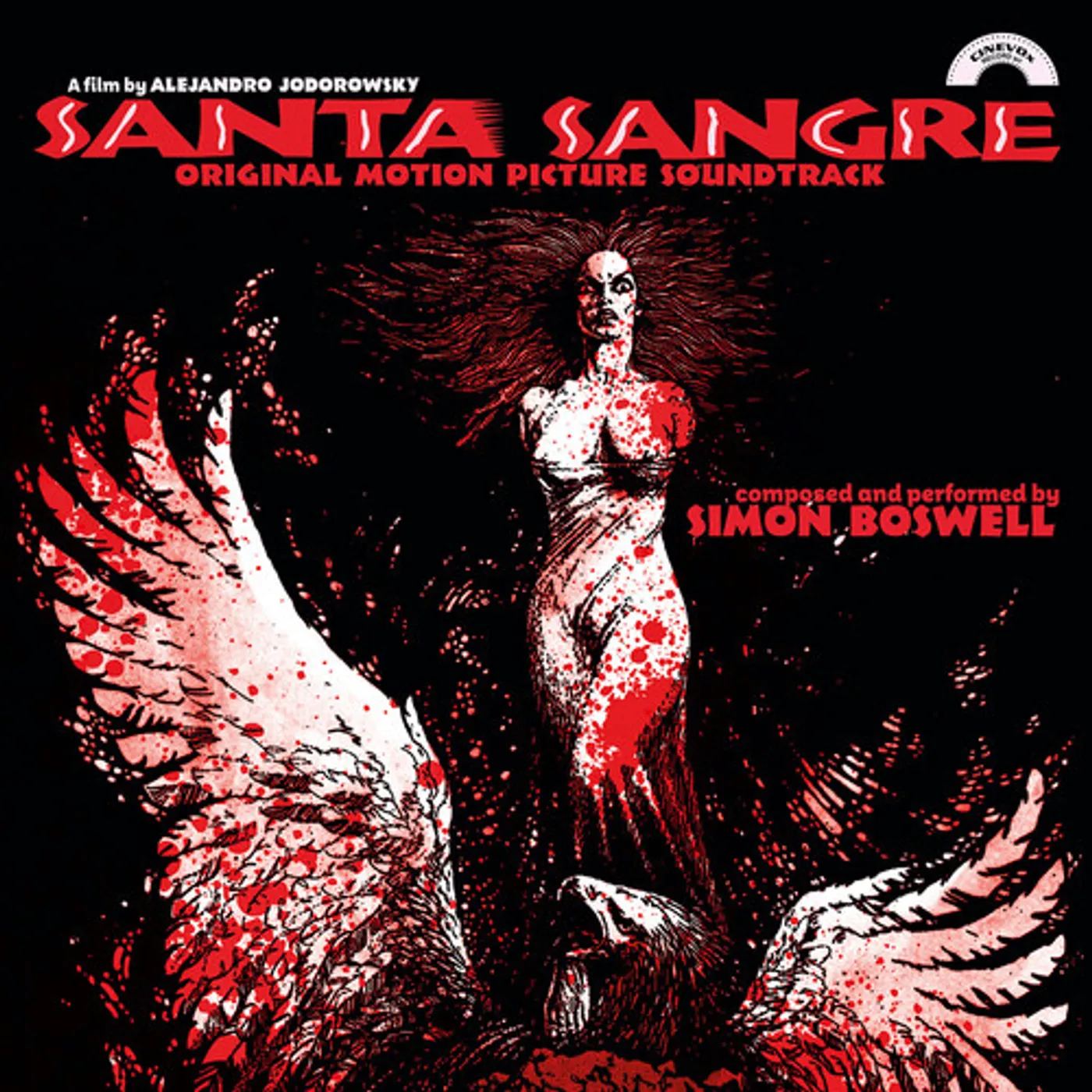 Simon Boswell SANTA SANGRE - Original Soundtrack - RED Vinyl Record