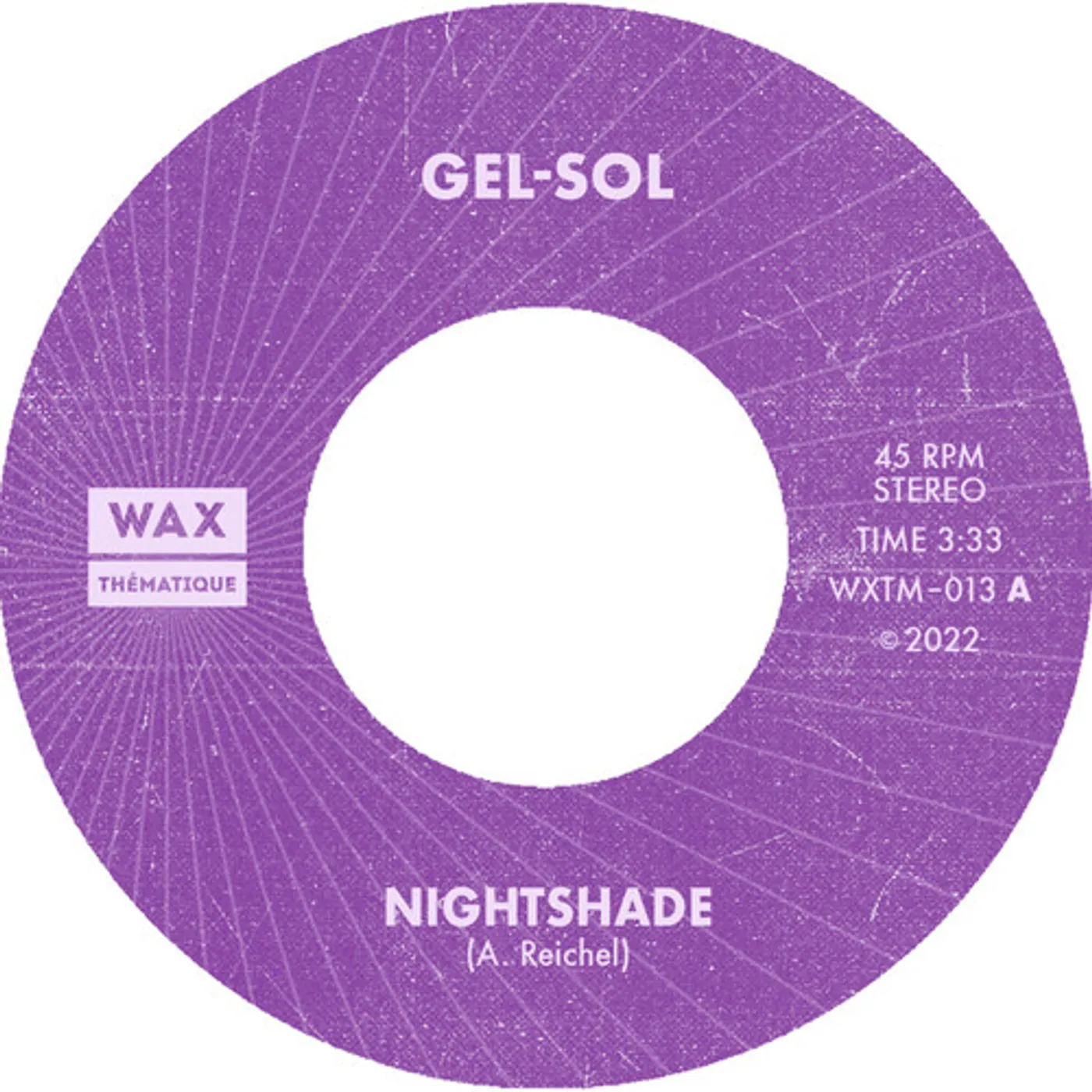 Gel-Sol NIGHTSHADE/CUFFED & STUFFED - Original Soundtrack Vinyl Record