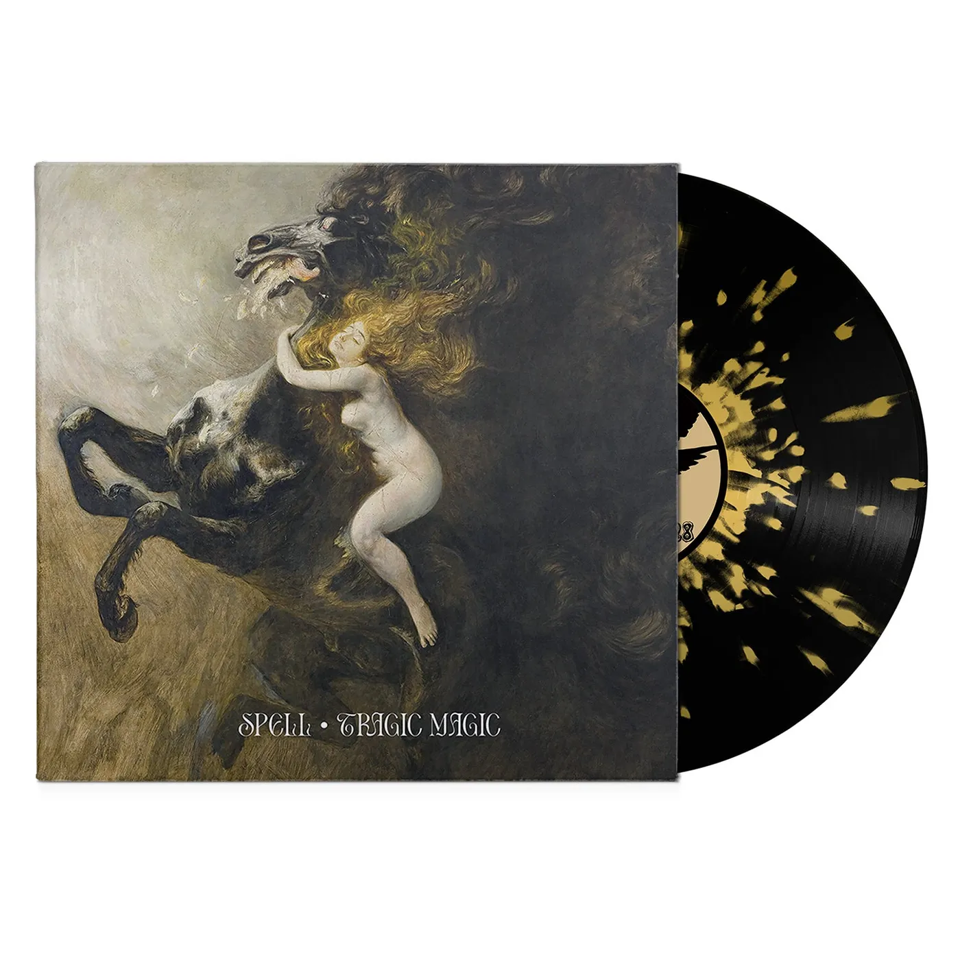 Spell Tragic Magic (Black & Gold Splatter) Vinyl Record
