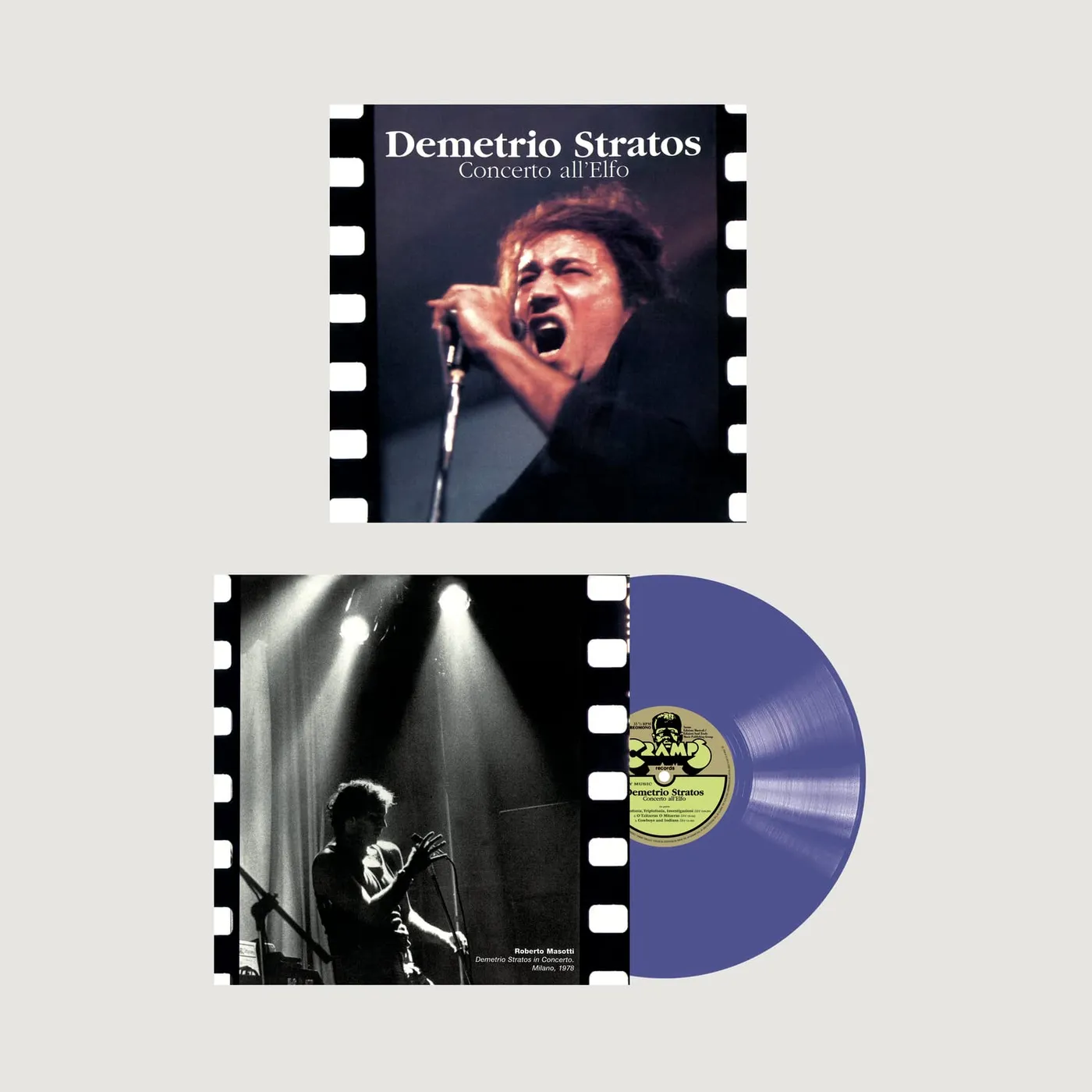 Demetrio Stratos Concerto All'elfo (Limited Blue) Vinyl Record