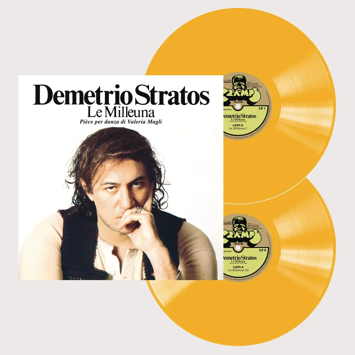 Demetrio Stratos Le Milleuna (Yellow) Vinyl Record