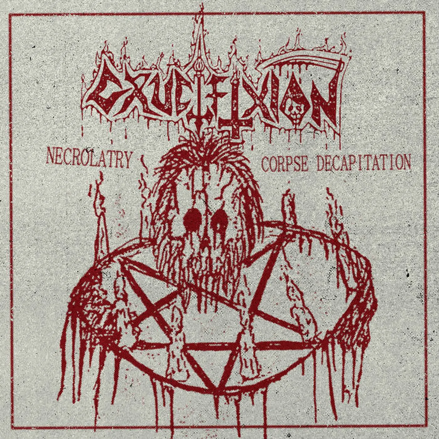 Crucifixion NECROLATRY / CORPSE DECAPITATION Vinyl Record