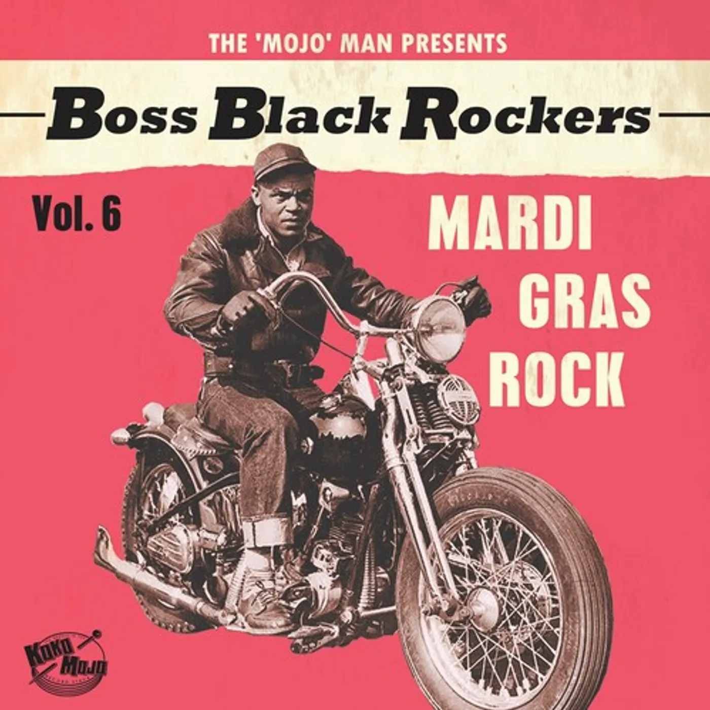 BOSS BLACK ROCKERS 6 MARDI GRAS ROCK / VARIOUS Vinyl Record