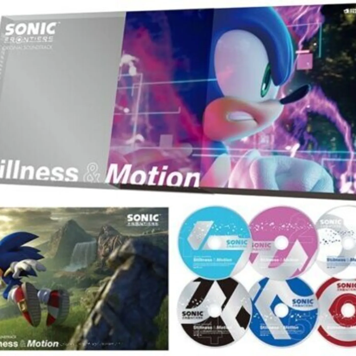 Sonic The Hedgehog SONIC FRONTIERS Original Soundtrack STILLNESS & MOTION CD