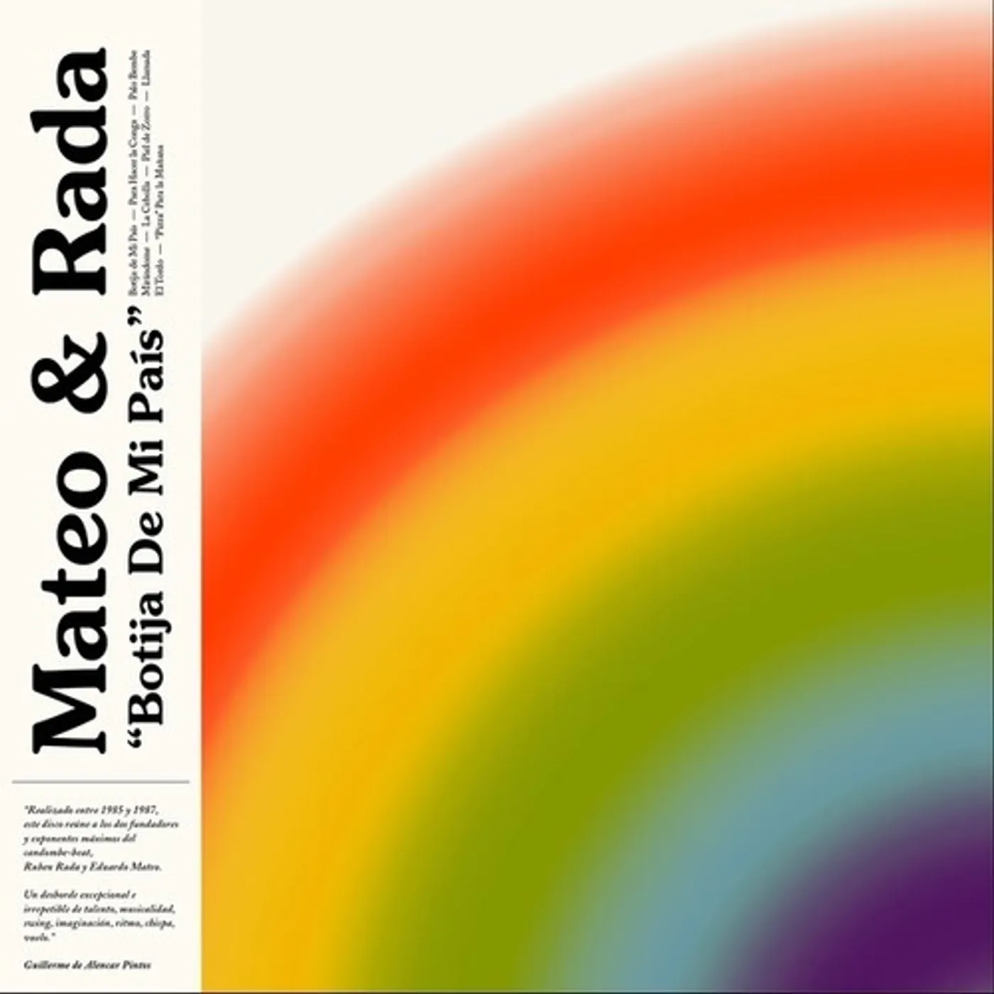 Ruben Rada / Eduardo Mateo BOTIJA DE MI PAIS Vinyl Record