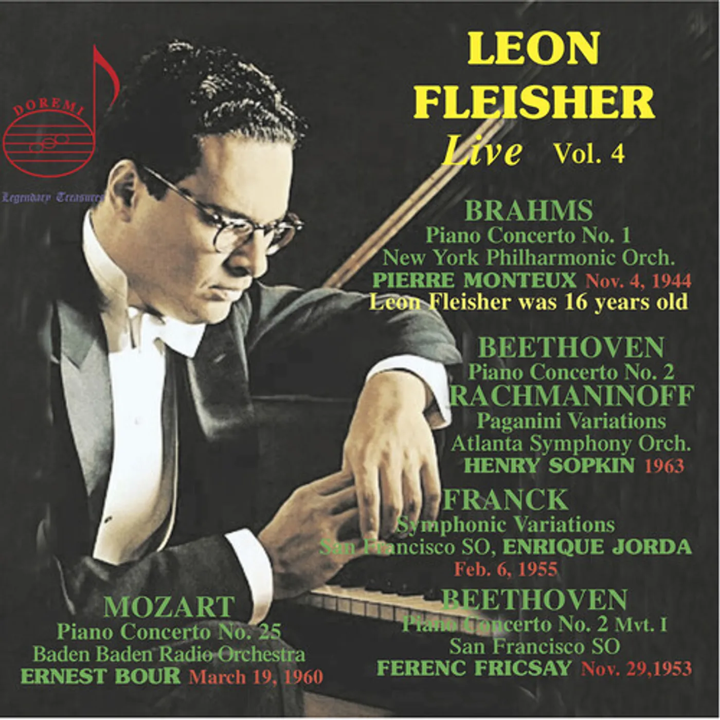 LEON FLEISHER LIVE VOL 4 CD