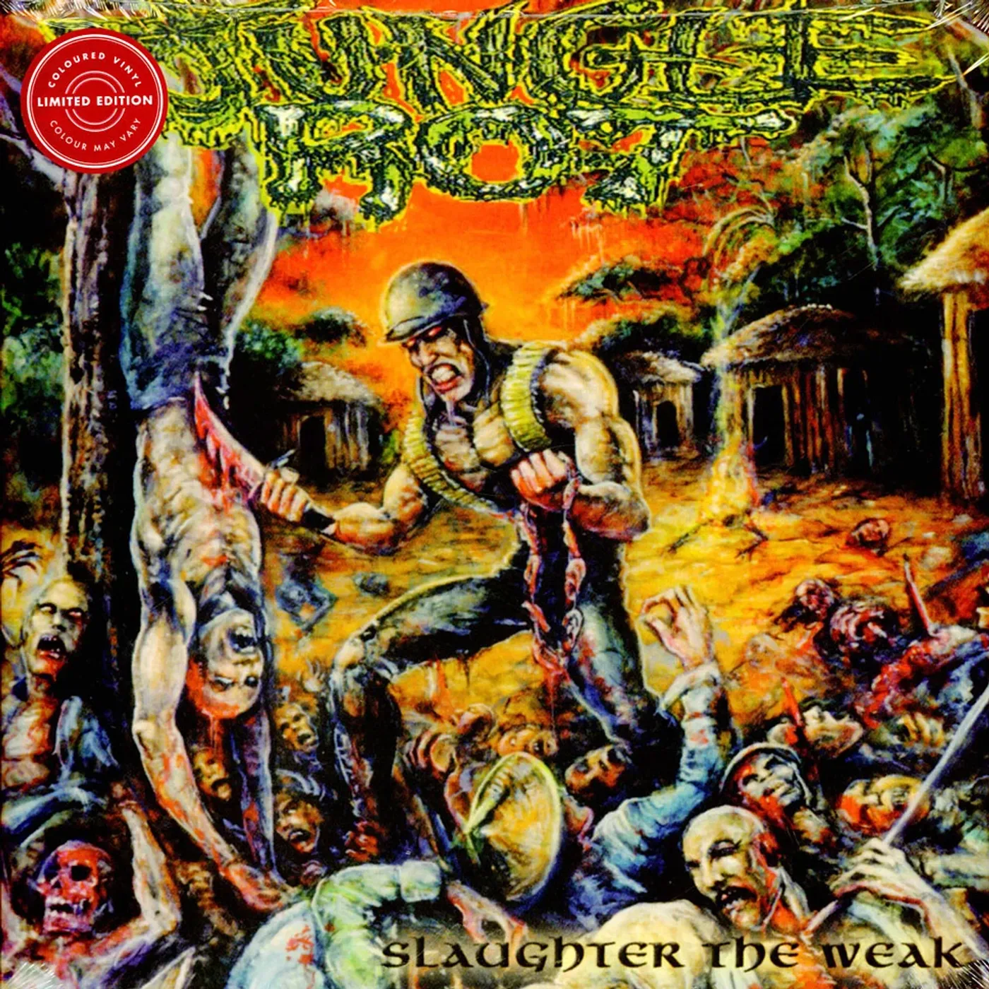Jungle Rot SLAUGHTER THE WEAK Vinyl Record