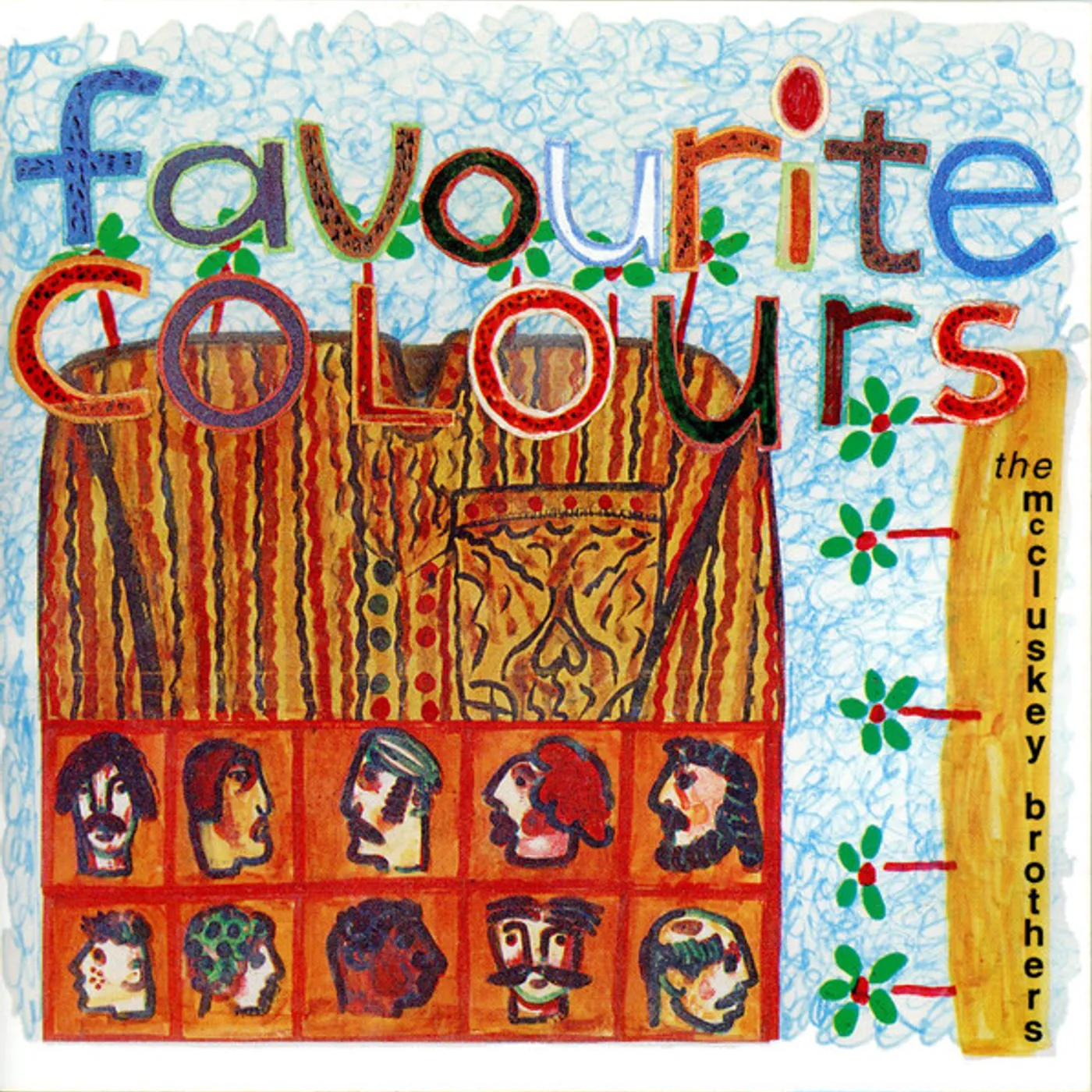 The McCluskey Brothers Favourite Colours (Turquoise Colored) Vinyl Record