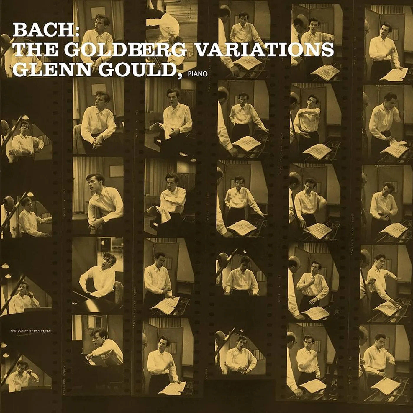 Bach / Glenn Gould BACH: THE GOLDBERG VARIATIONS Vinyl Record - Clear Vinyl, 180 Gram Pressing, Spain Release
