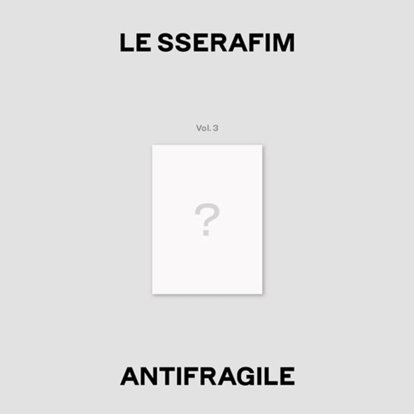 LE SSERAFIM ANTIFRAGILE FROZEN AQUAMARINE CD