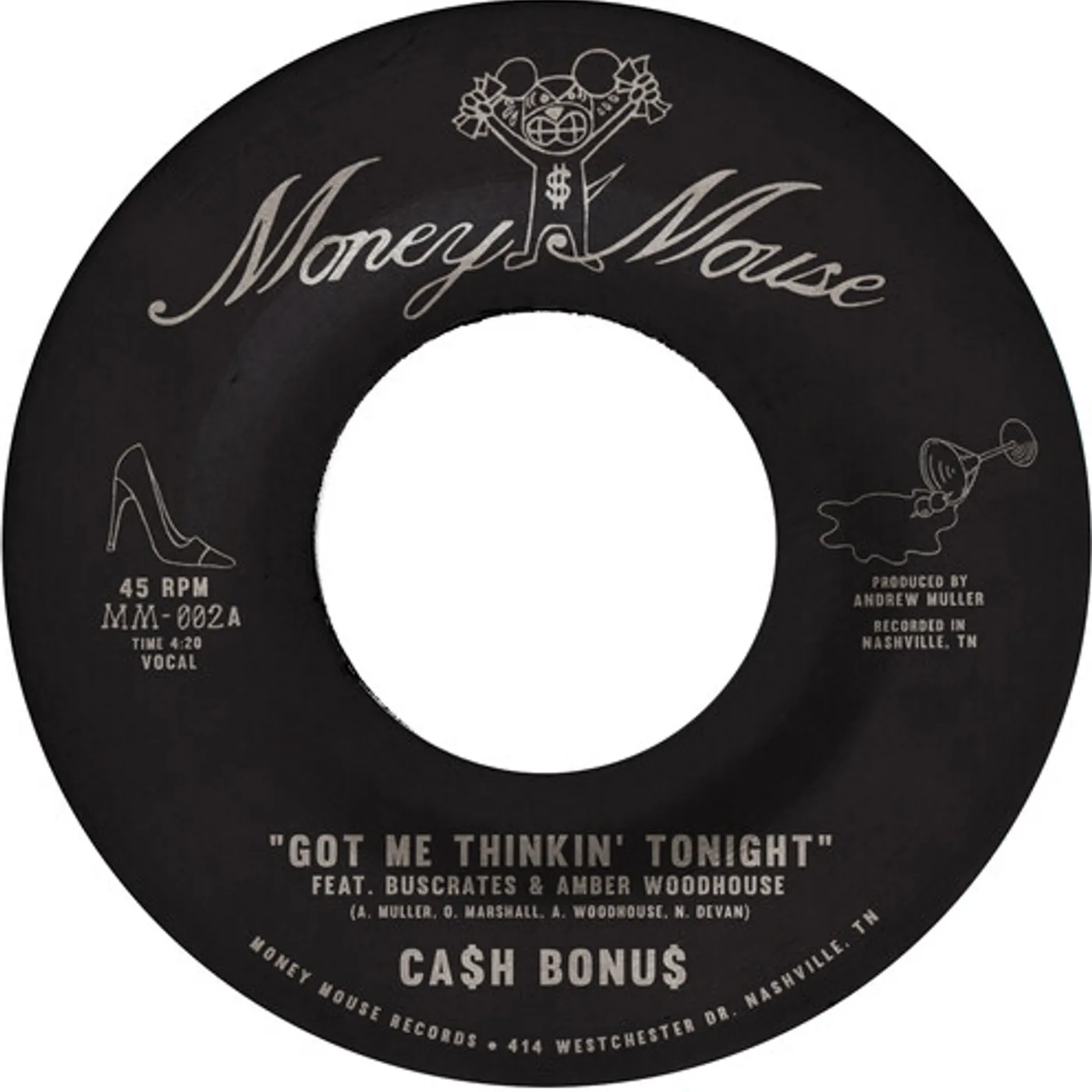 Ca$H Bonus GOT ME THINKIN' TONIGHT / JOY & PAIN Vinyl Record