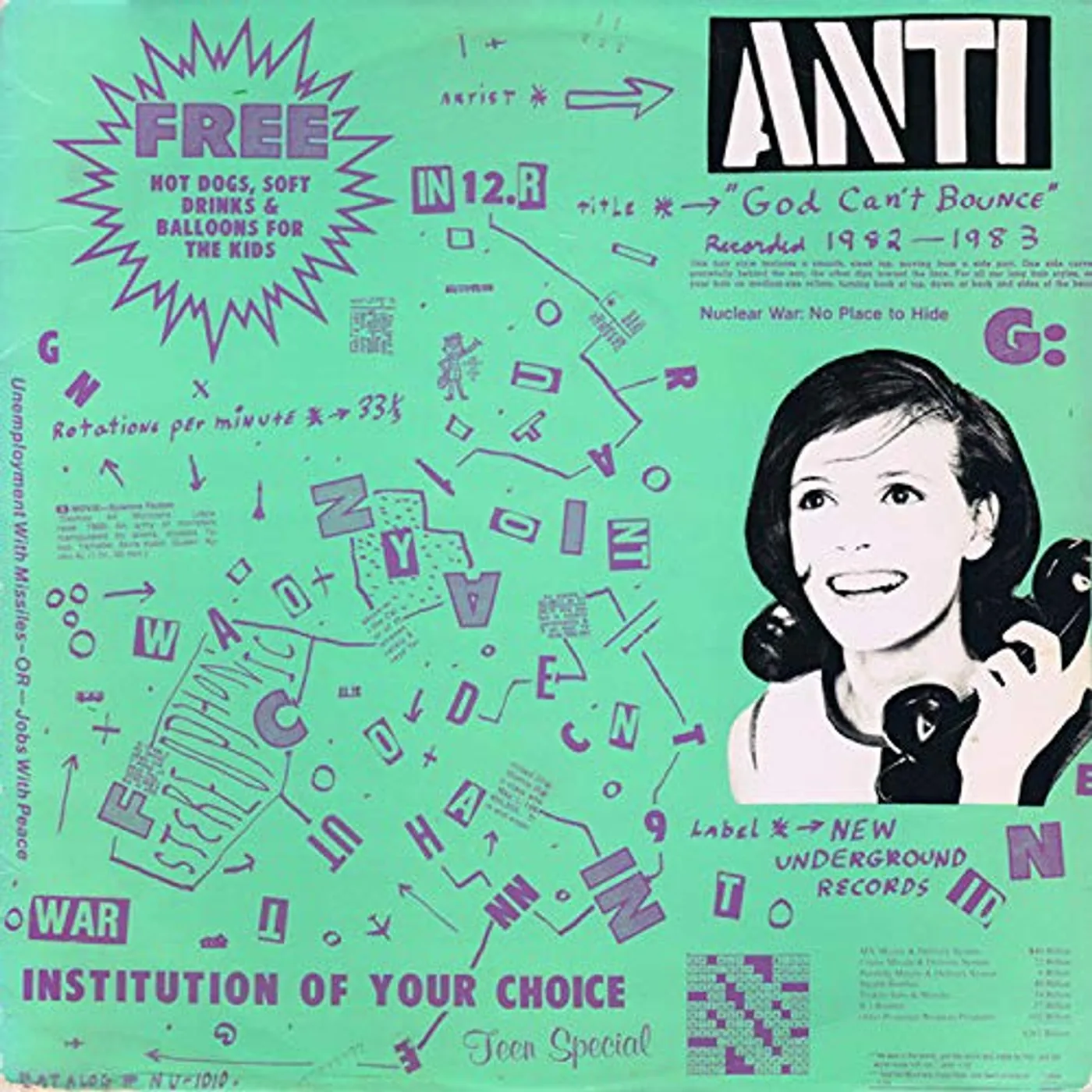 anti GOD CAN'T BOUNCE Vinyl Record