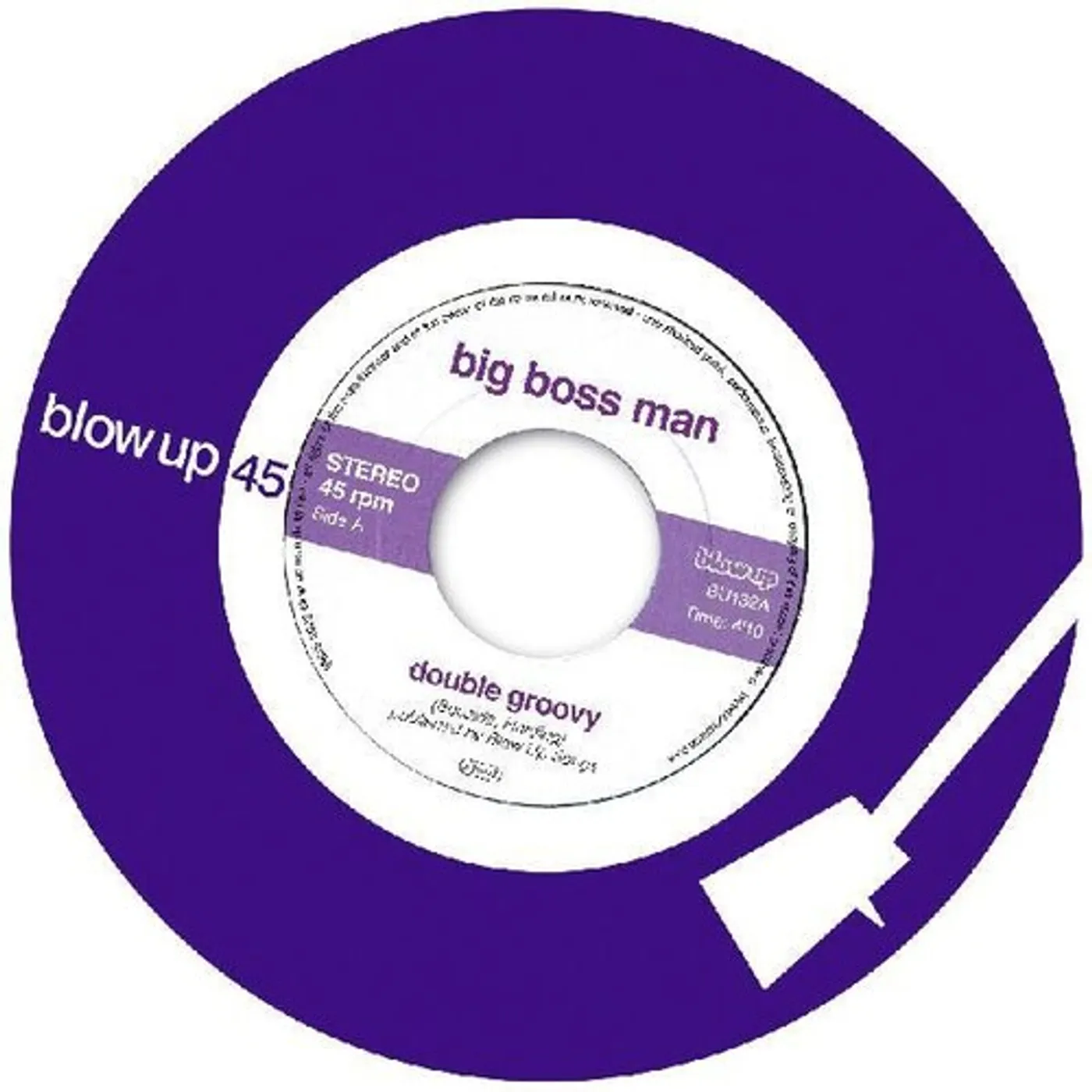Big Boss Man DOUBLE GROOVY / TRANS-PACIFIC EXPRESS Vinyl Record