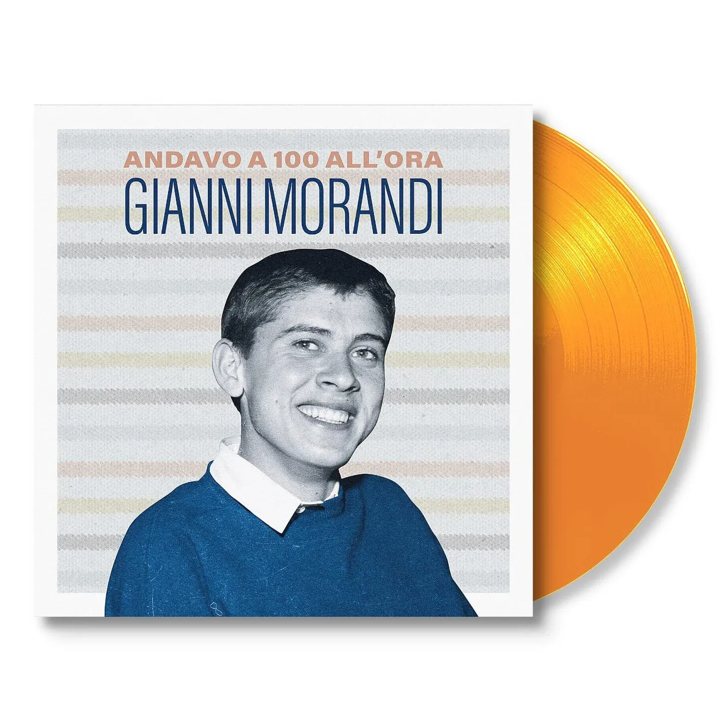 Gianni Morandi Andavo A 100 All Ora (Limited Orange) Vinyl Record
