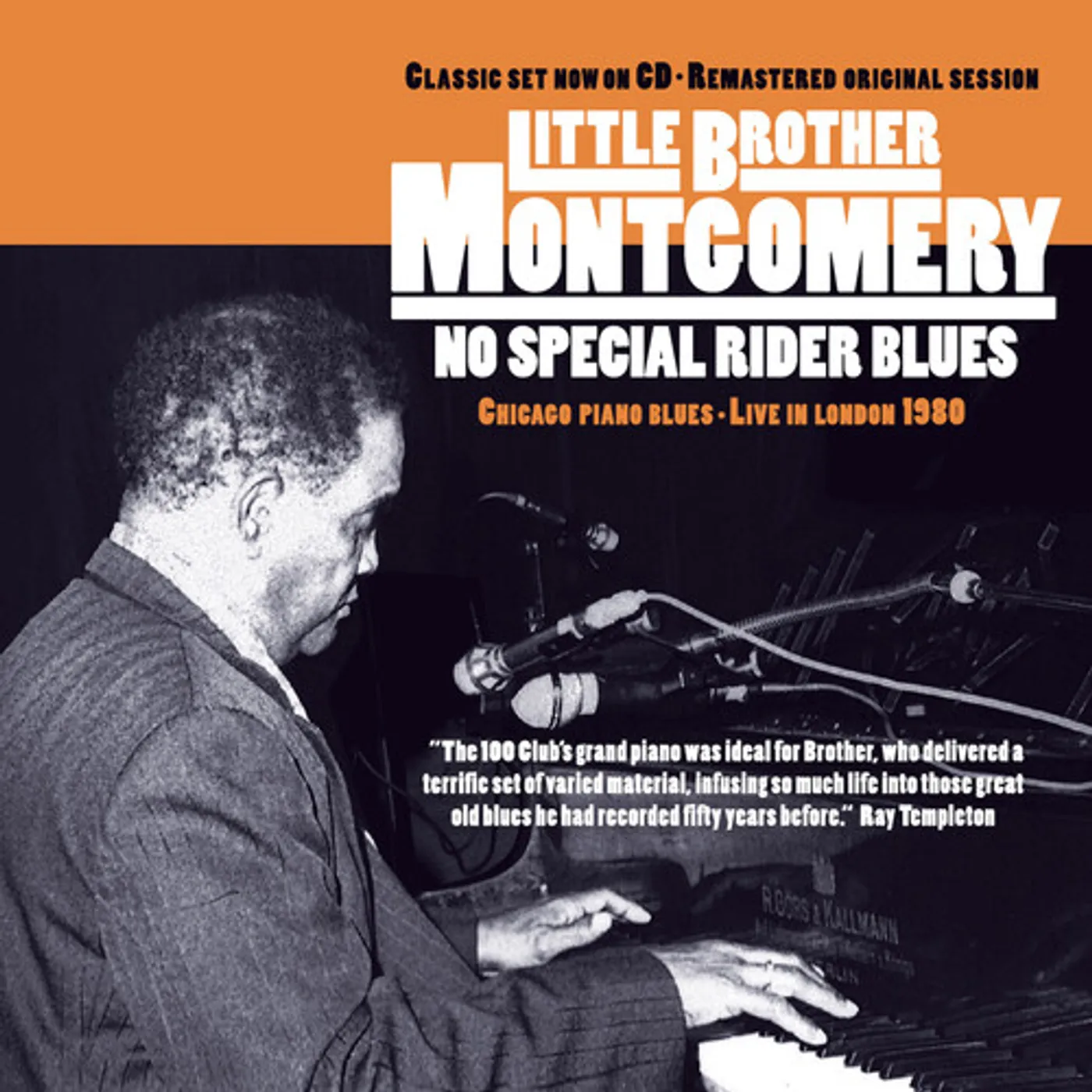 Little Brother Montgomery NO SPECIAL RIDER BLUES CD