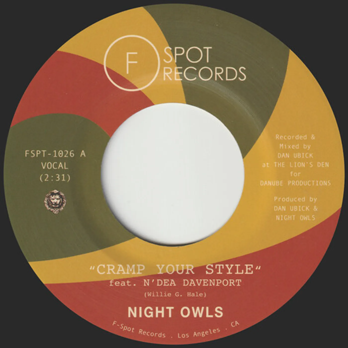 Night Owls CRAMP YOUR STYLE B/W YOUR OLD STANDBY Vinyl Record