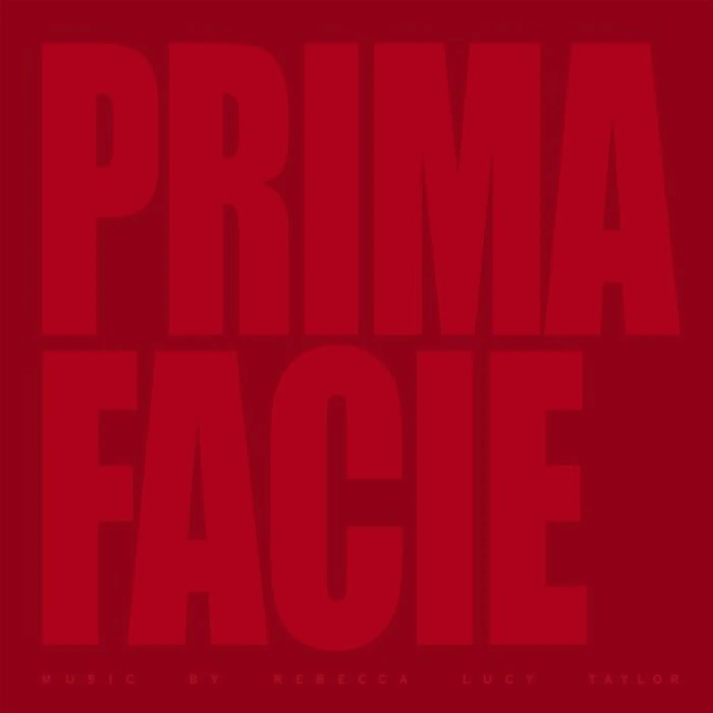 Self Esteem PRIMA FACIE / Original Soundtrack Vinyl Record