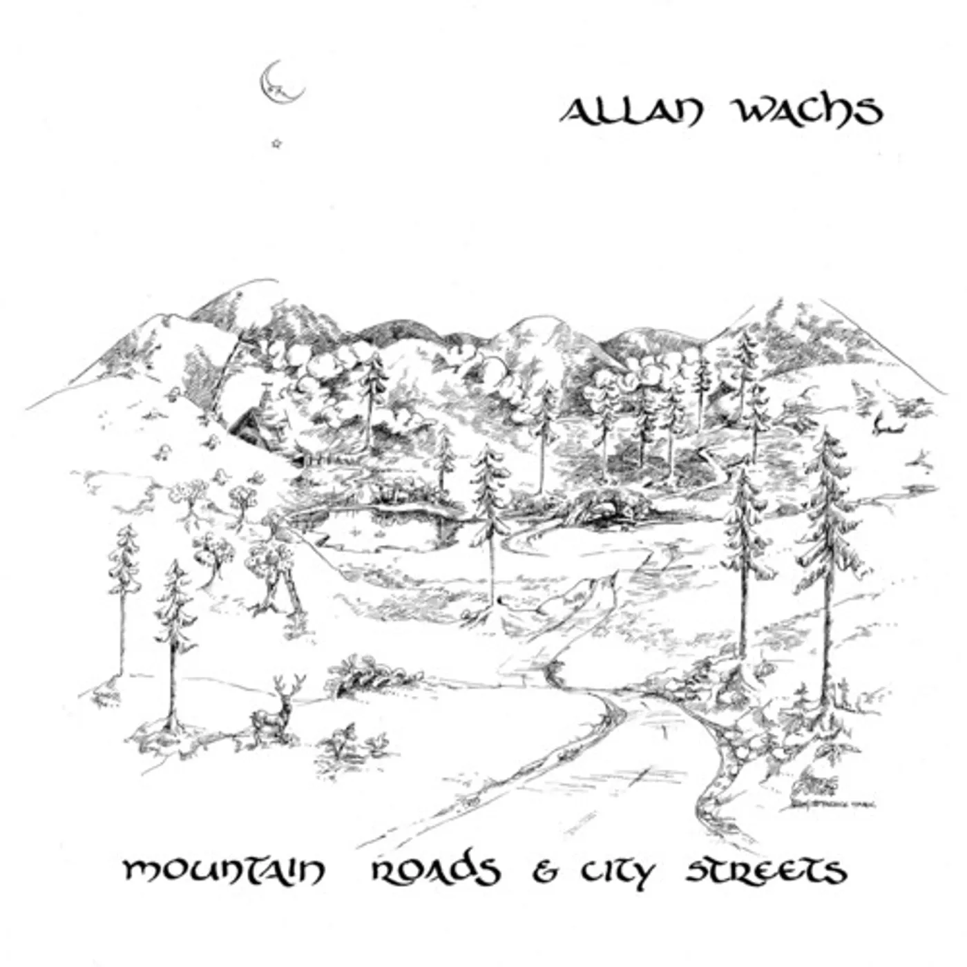 Allan Wachs MOUNTAIN ROADS & CITY STREETS - CLEAR Vinyl Record