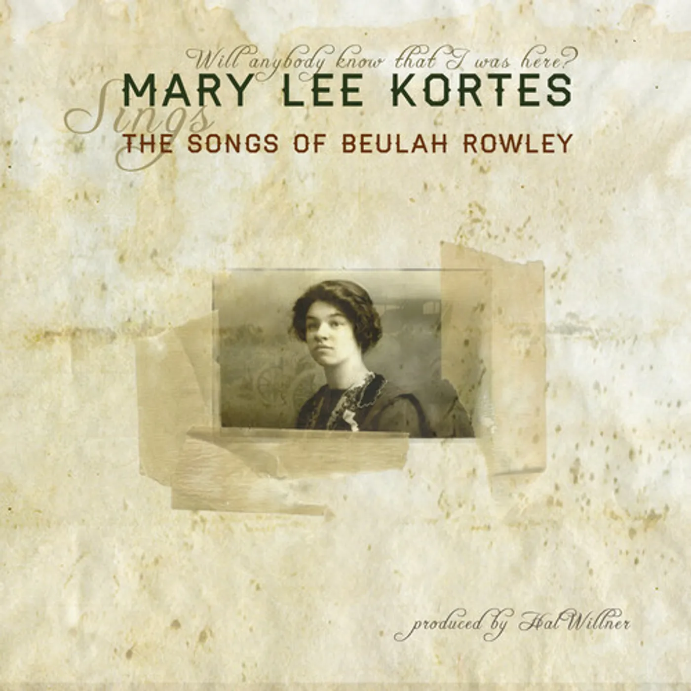 Mary Lee Kortes SONGS OF BEULAH ROWLEY Vinyl Record