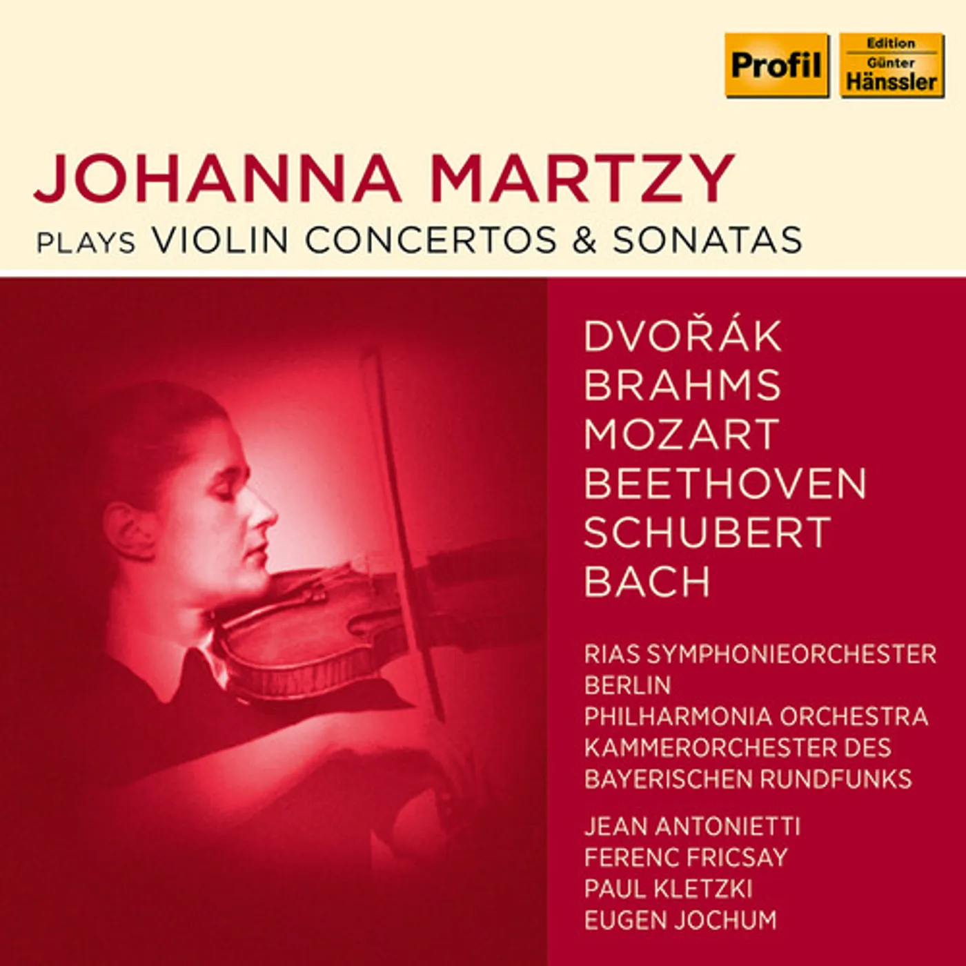 Johanna Martzy BEETHOVEN, BRAHMS, DVORAK, MENDELSSOHN, MOZART & SCHUBERT: VIOLIN CONCERTOS & SONATAS (6CD) CD