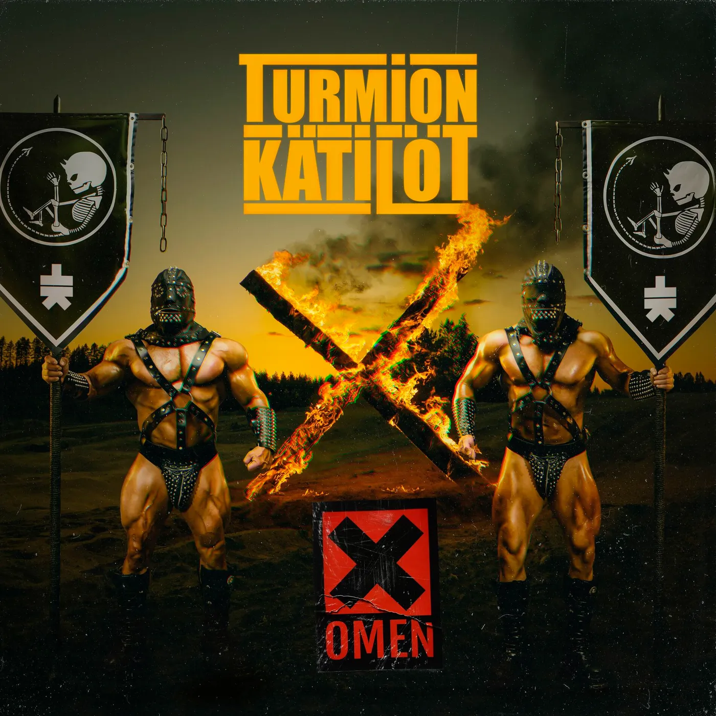 Turmion Kätilöt Omen X (Yellow) Vinyl Record