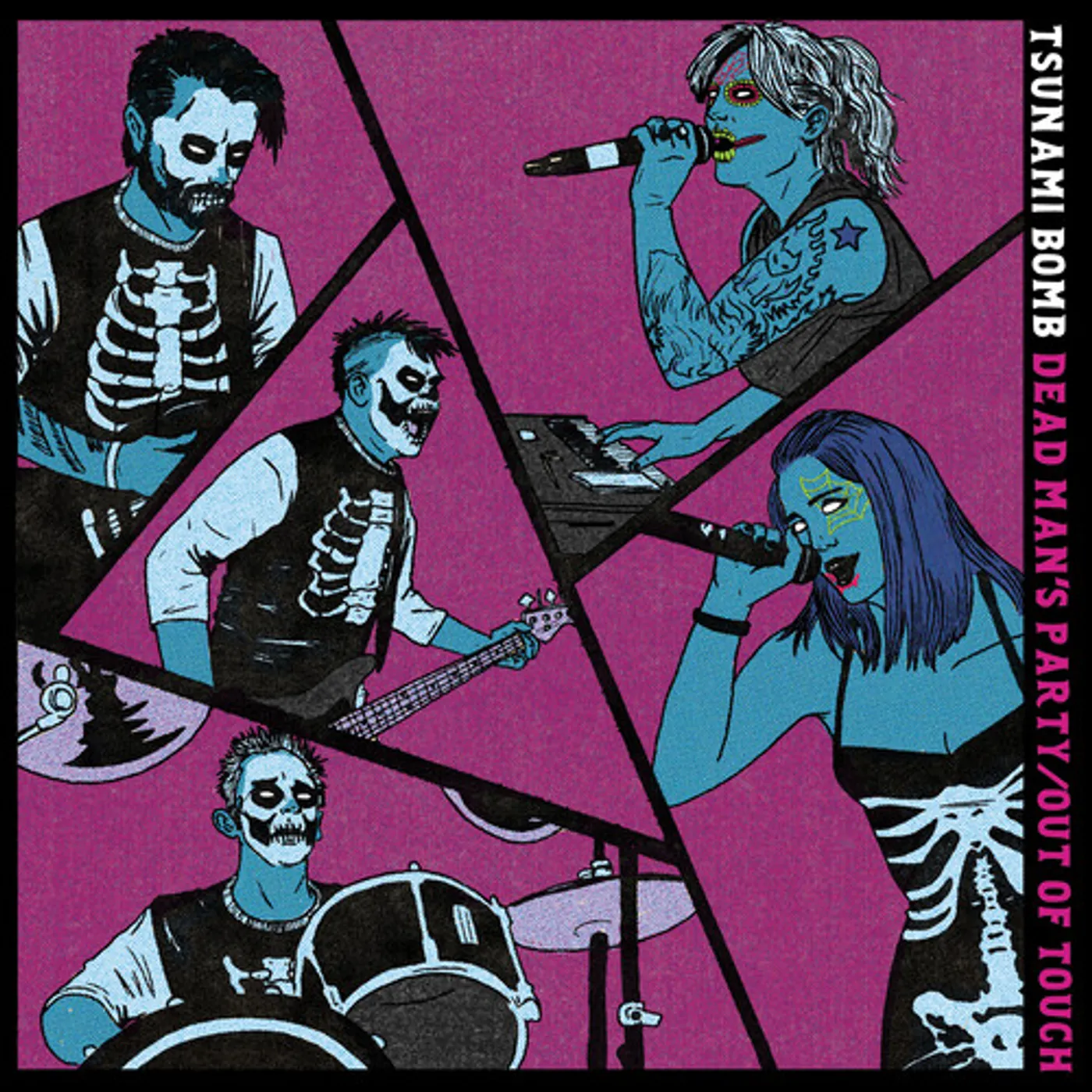 Tsunami Bomb Dead Man's Party / Out of Touch Vinyl Record
