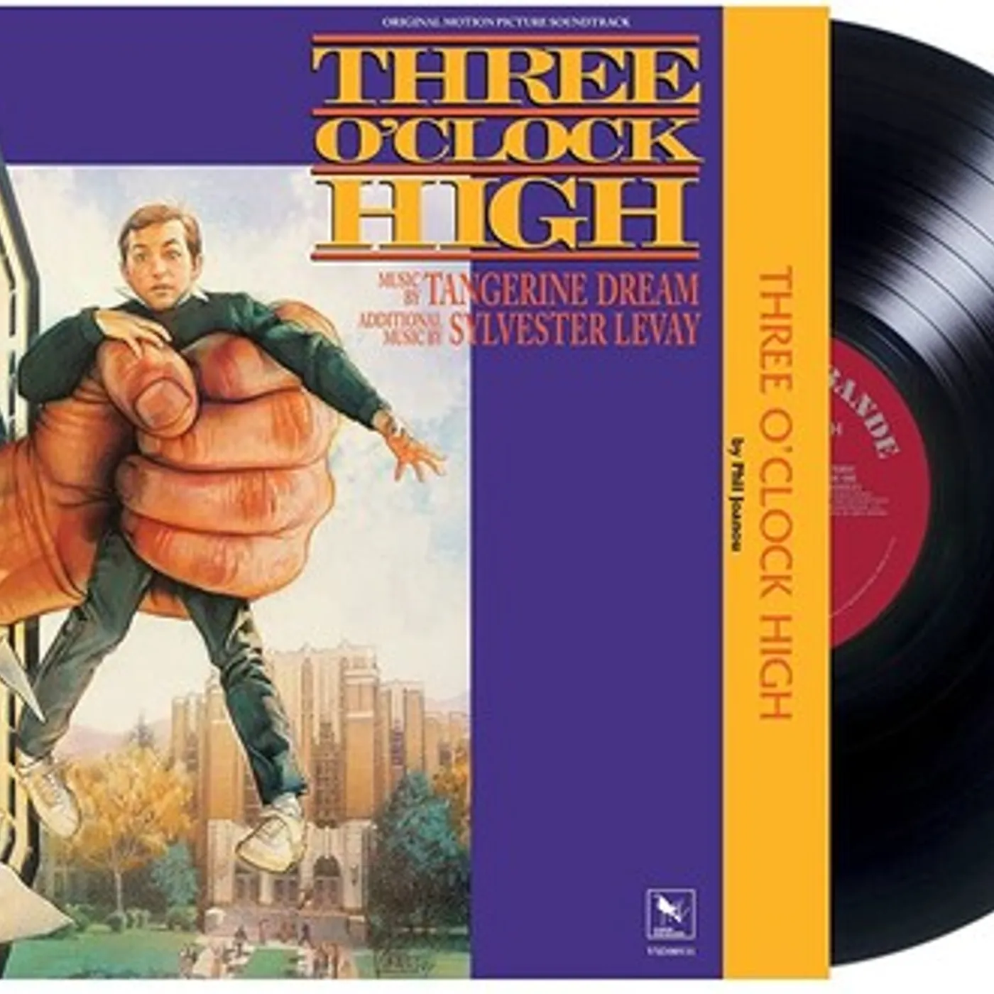 Tangerine Dream THREE O'CLOCK HIGH / Original Soundtrack Vinyl Record