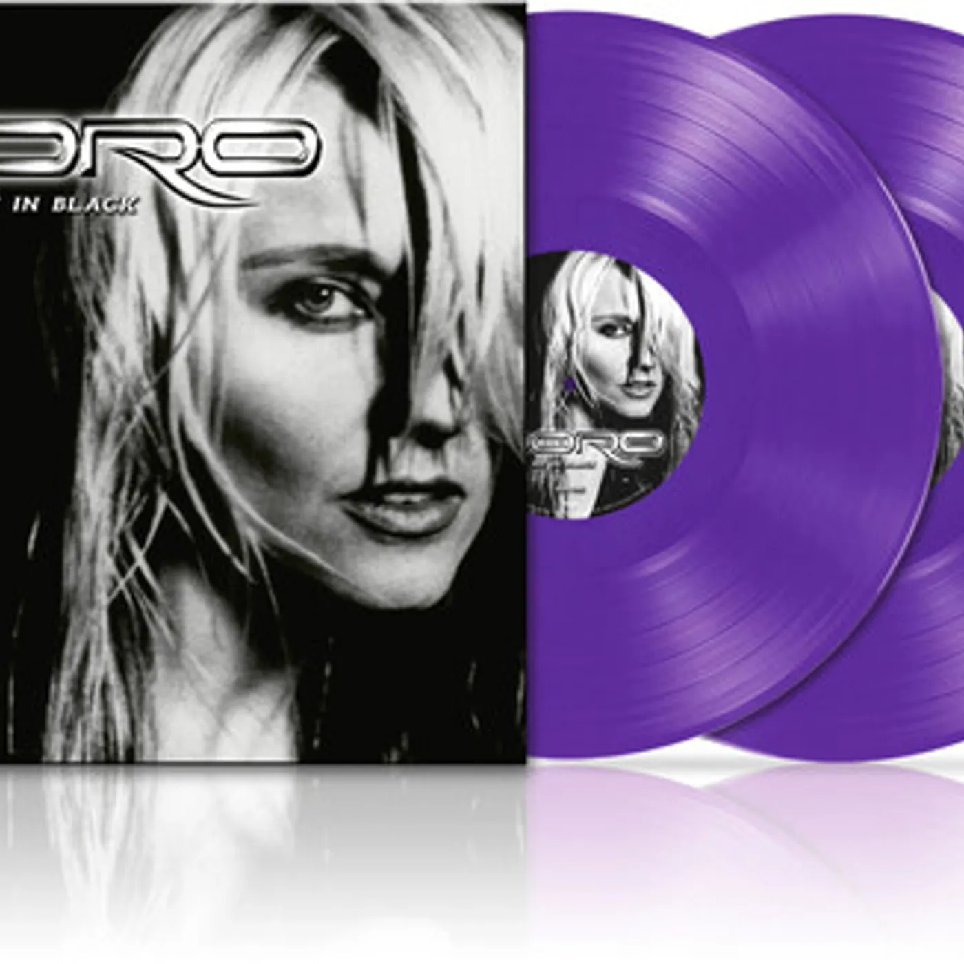 Doro LOVE ME IN BLACK - PURPLE Vinyl Record
