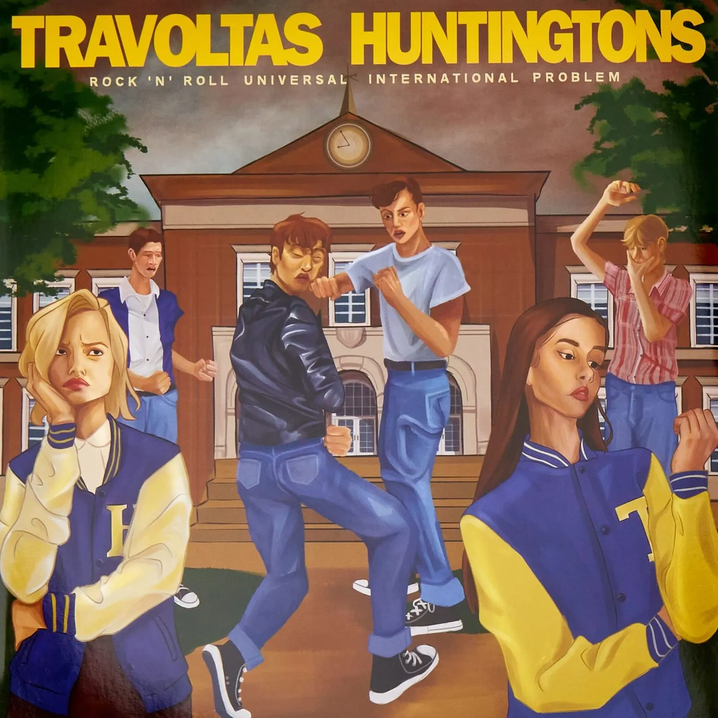 Huntingtons / Travoltas ROCK'N'ROLL UNIVERSAL INTERNATIONAL PROBLEM Vinyl Record