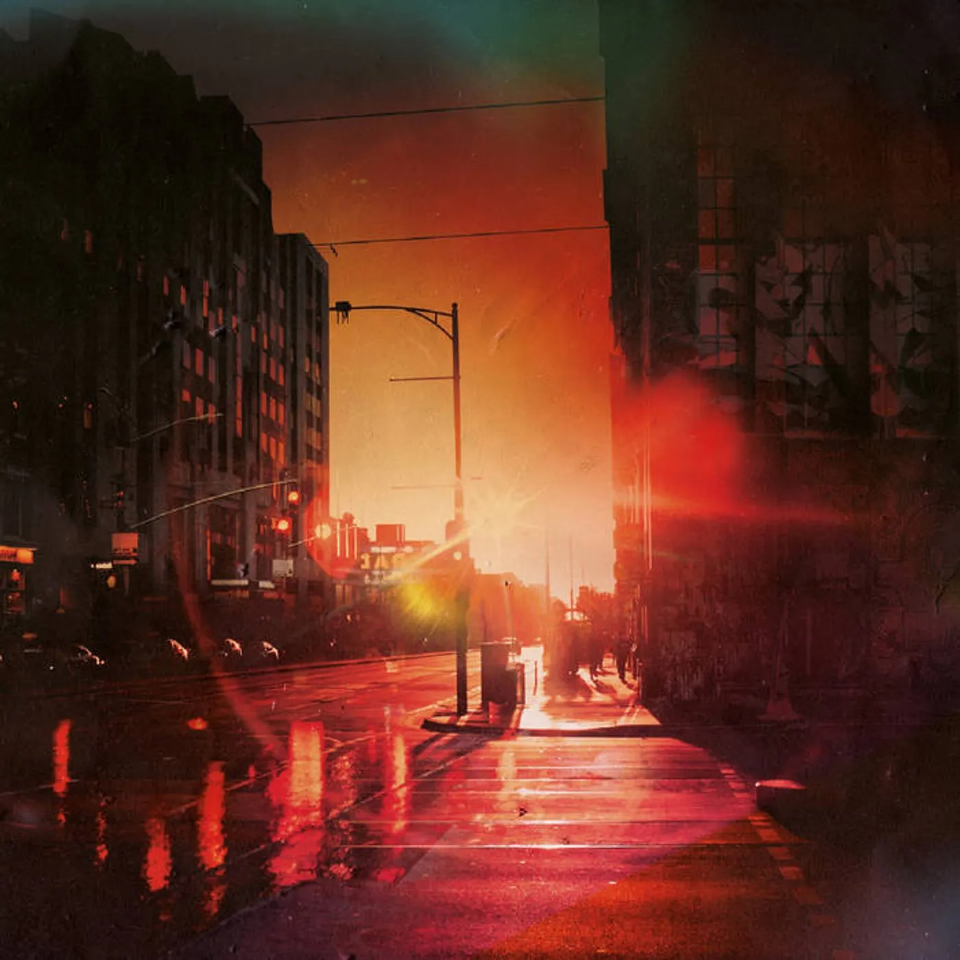 Flying Disk IN THE HEART OF THE CITY Vinyl Record