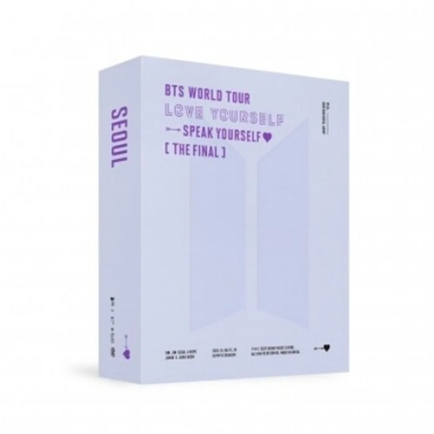 BTS WORLD TOUR LOVE YOURSELF SPEAK YOURSELF DVD