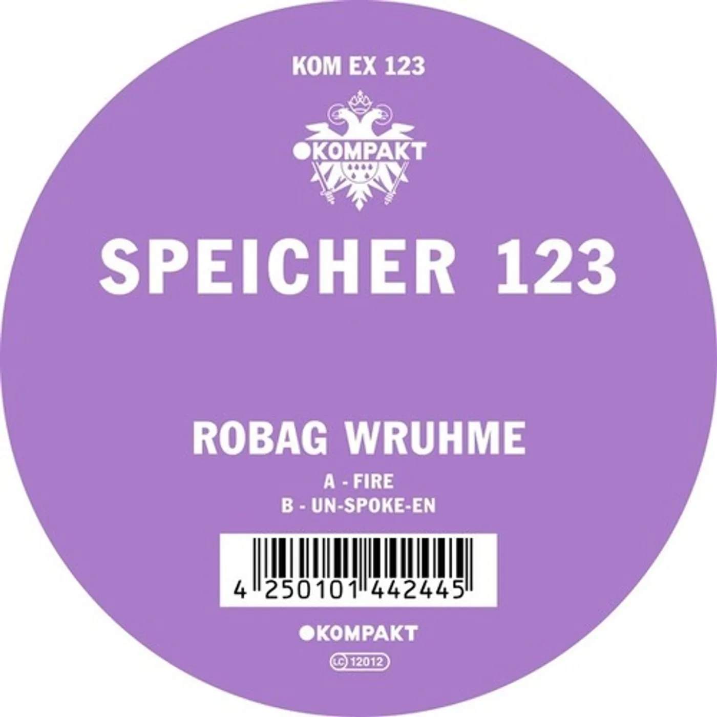 Robag Wruhme SPEICHER 123 Vinyl Record