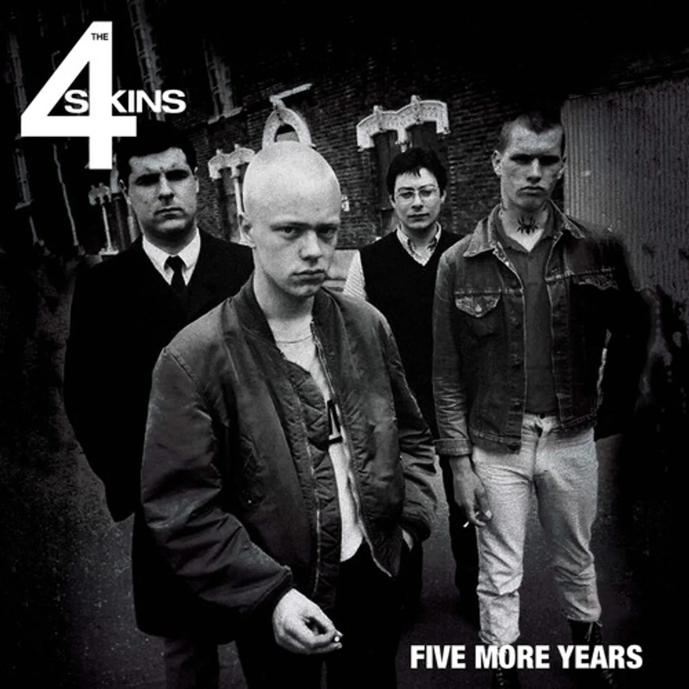 4 Skins FIVE MORE YEARS - RED Vinyl Record