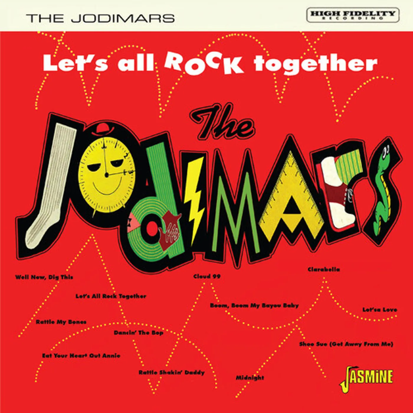 The Jodimars LET'S ALL ROCK TOGETHER CD