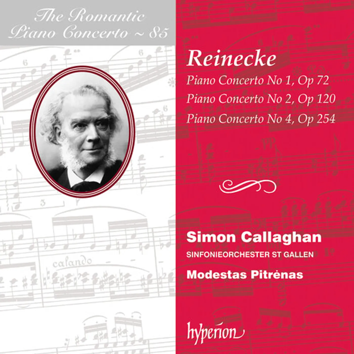 Simon Callaghan ROMANTIC PIANO CONCERTO VOL. 85 CD