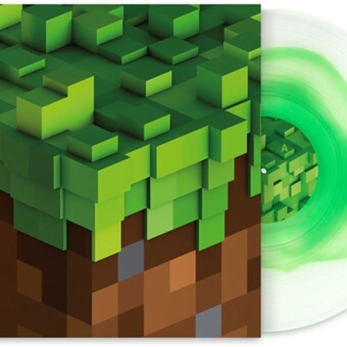 C418 Minecraft Volume Alpha - Original Soundtrack - Green/Clear Vinyl Record