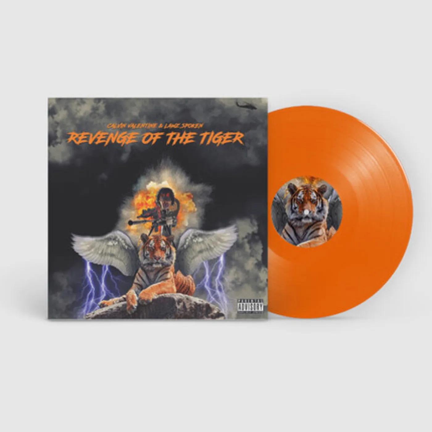 Calvin Valentine / Lawz Spoken REVENGE OF THE TIGER Vinyl Record