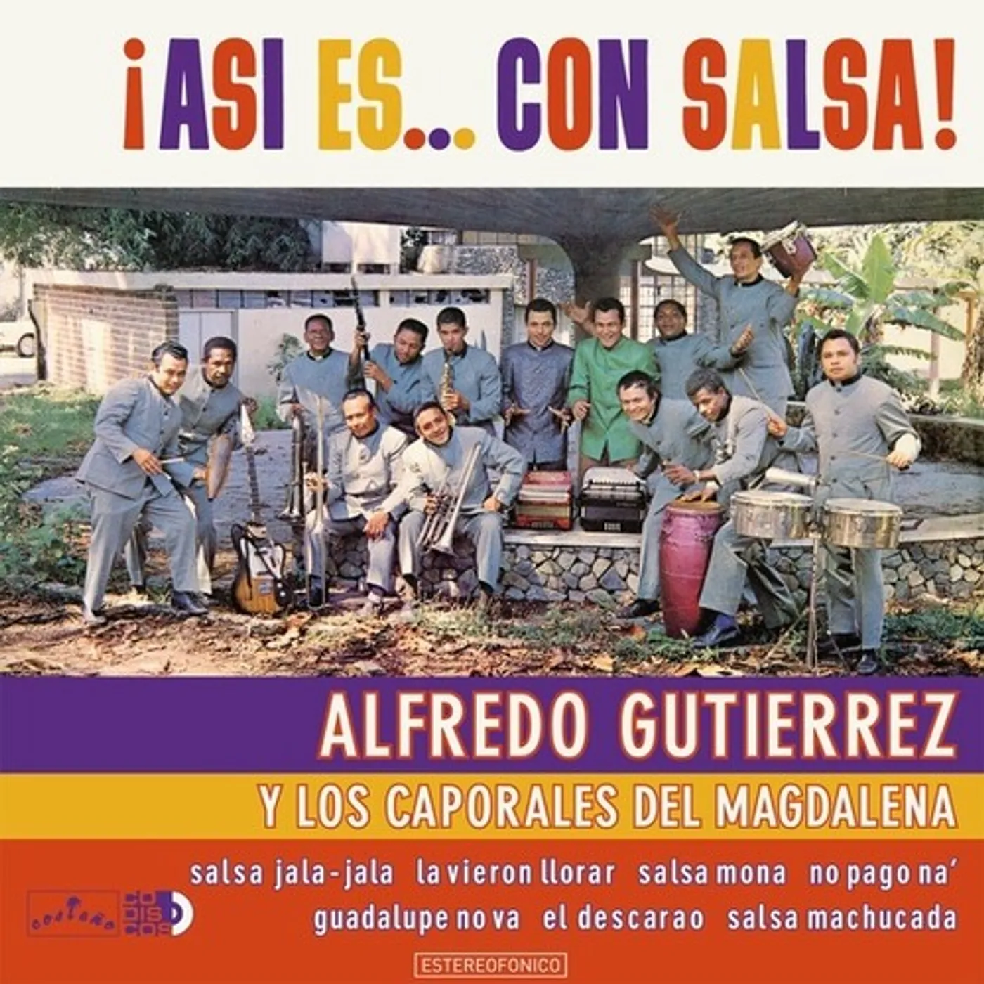 Alfredo Gutierrez / Caporales Del Magdalena ASI ES CON SALSA Vinyl Record