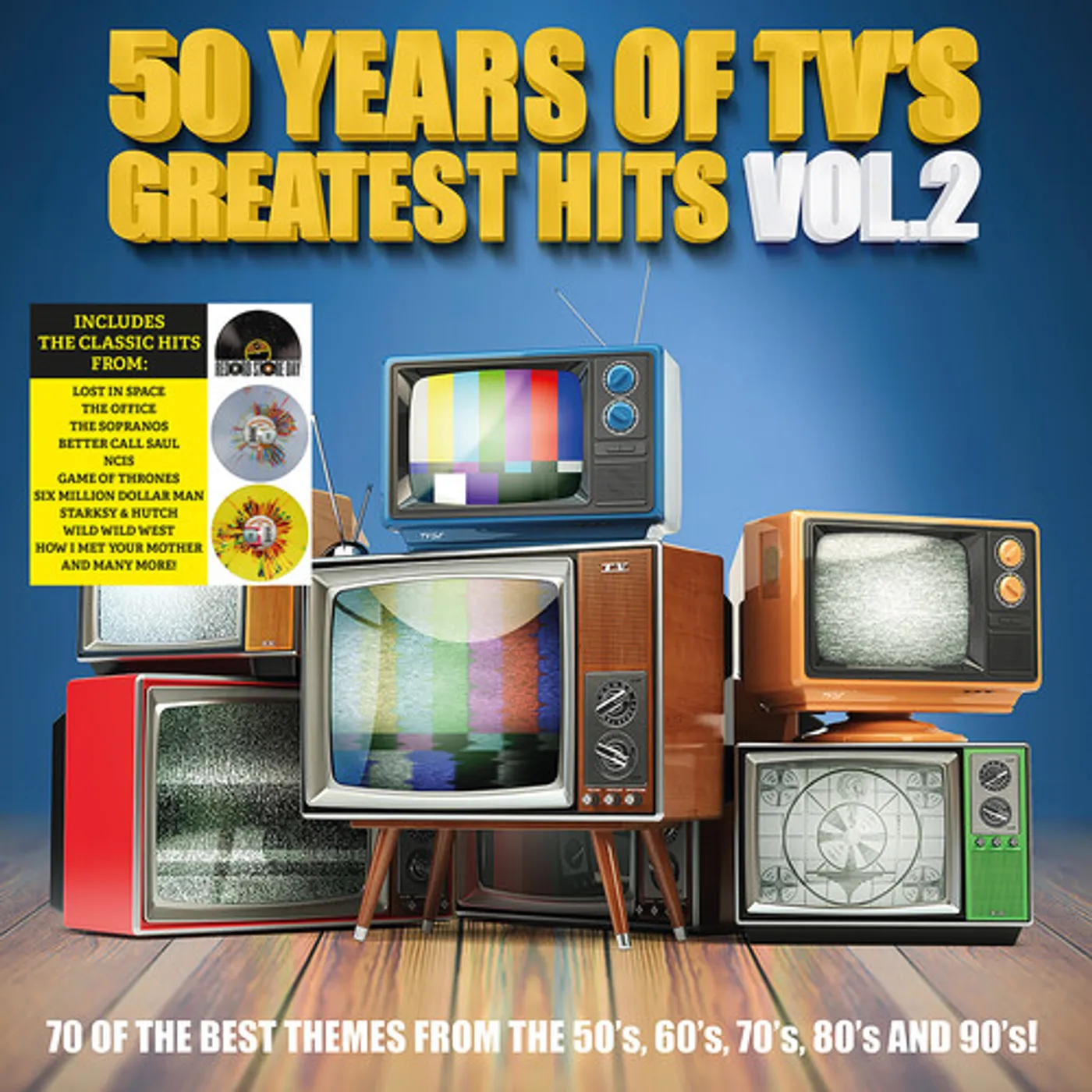 50 YEARS OF TV'S GREATEST HITS VOL. 2 / VARIOUS Vinyl Record