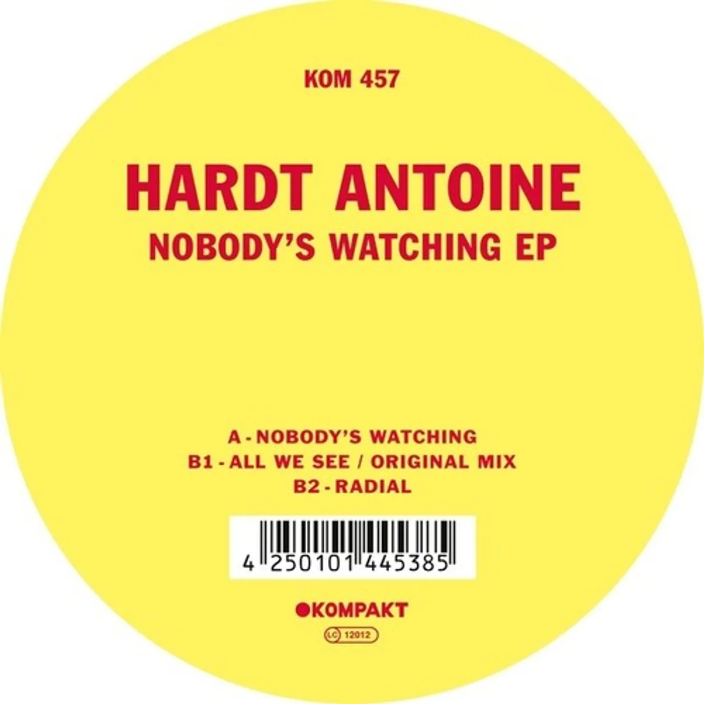 Hardt Antoine Nobody's Watching EP Vinyl Record