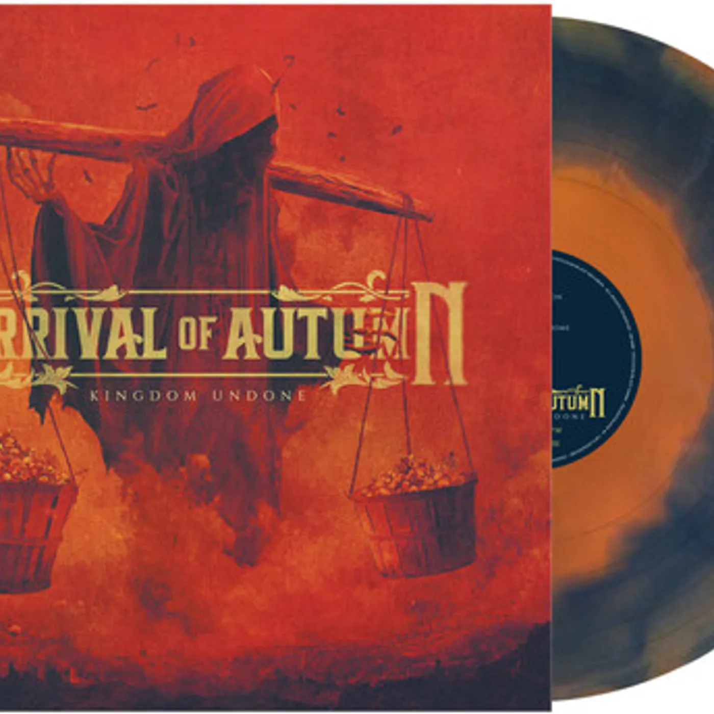 Arrival Of Autumn KINGDOM UNDONE - ORANGE & BLUE Vinyl Record