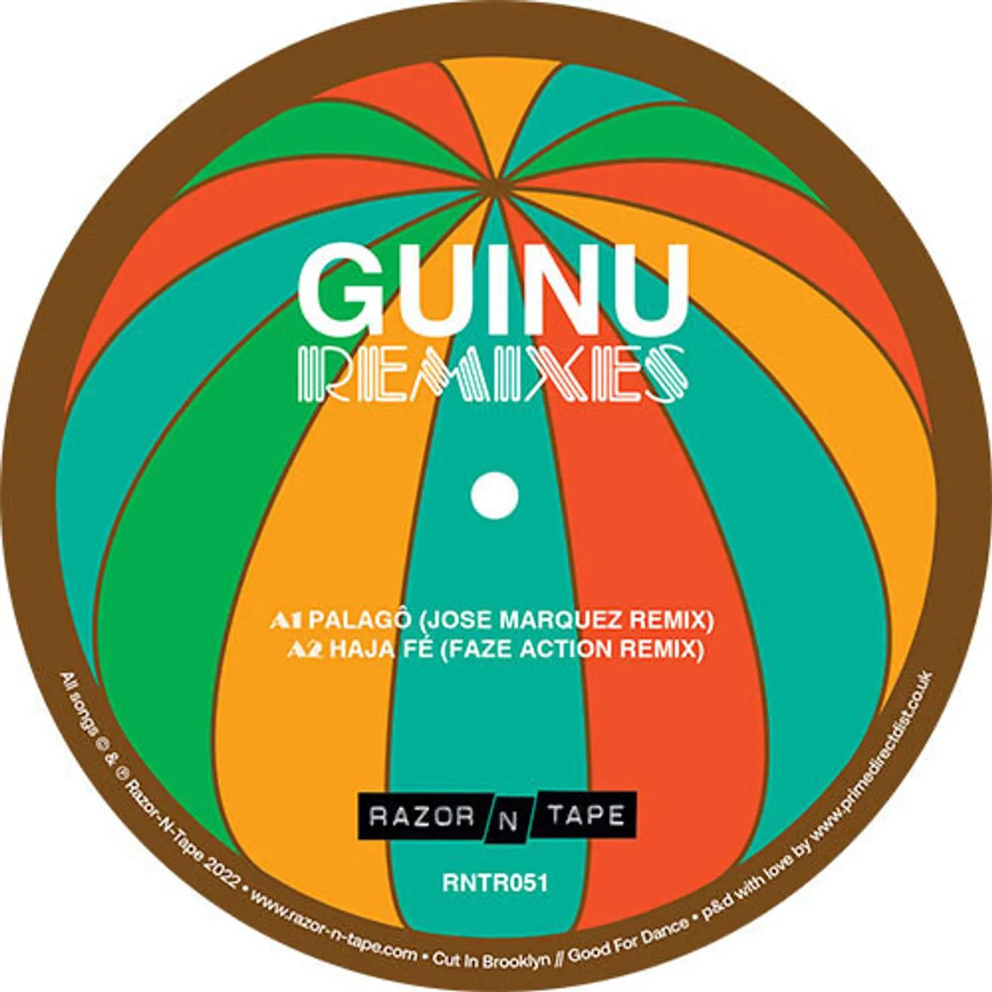 Guinu PALAGO REMIXES Vinyl Record