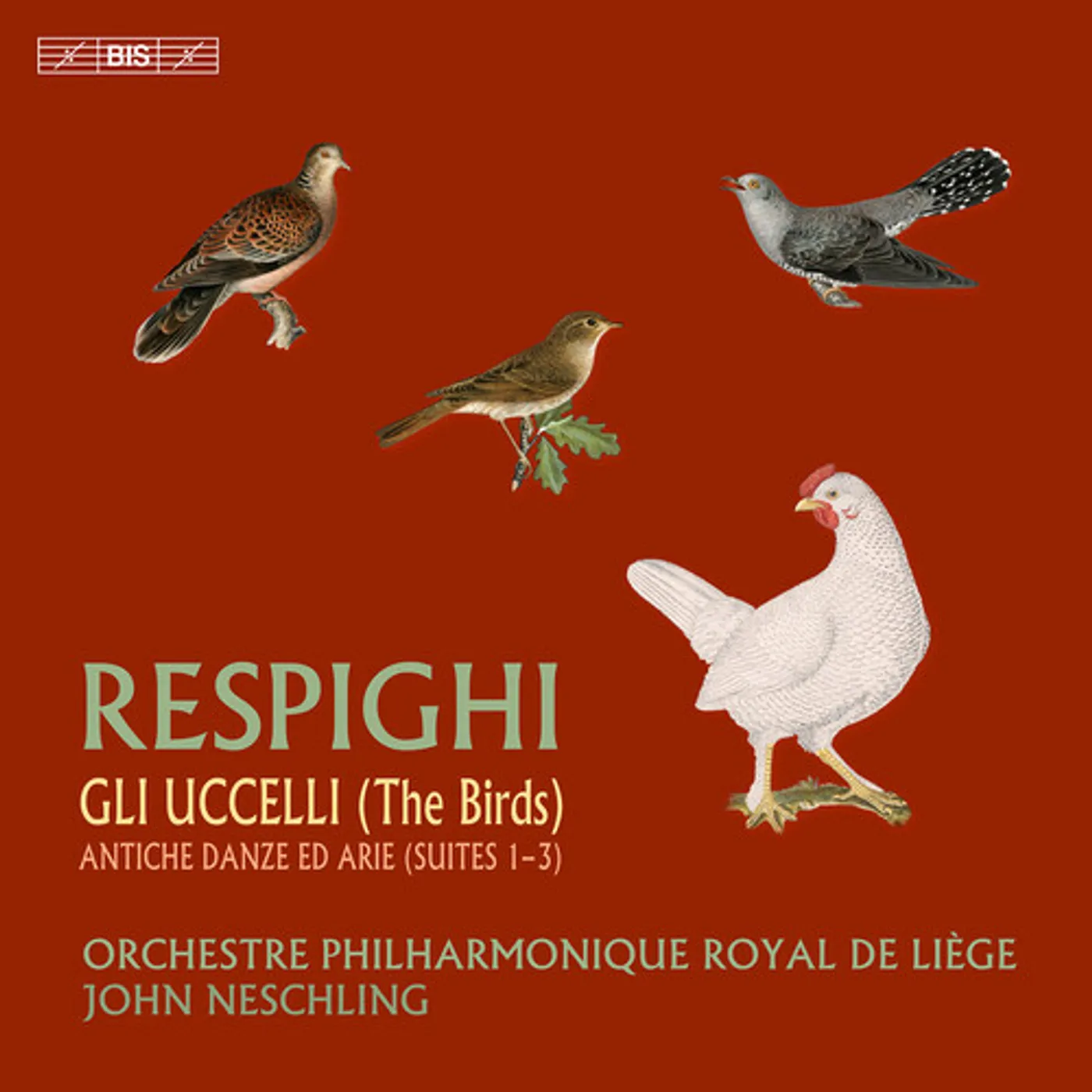 Orchestre Philharmonique Royal de Liège BIRDS ANCIENT DANCES & AIRS CD Super Audio CD