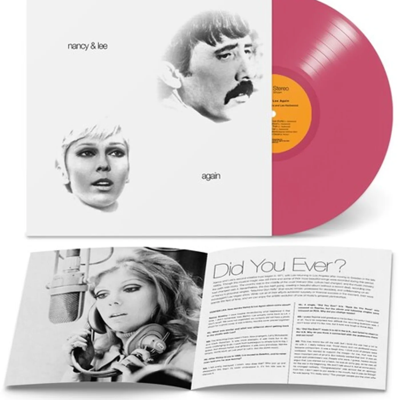 Nancy Sinatra / Lee Hazlewood NANCY & LEE AGAIN - PINK Vinyl Record