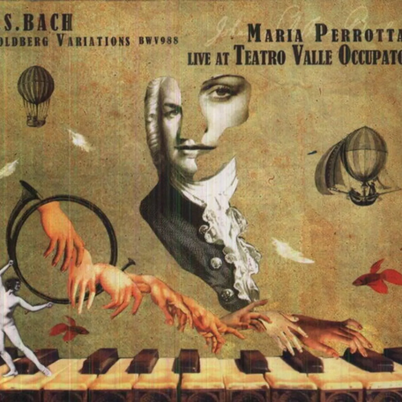 Bach / Maria Perrotta BACH: GOLDBERG VARIATIONS - LIVE AT TEATRO VALLE CD