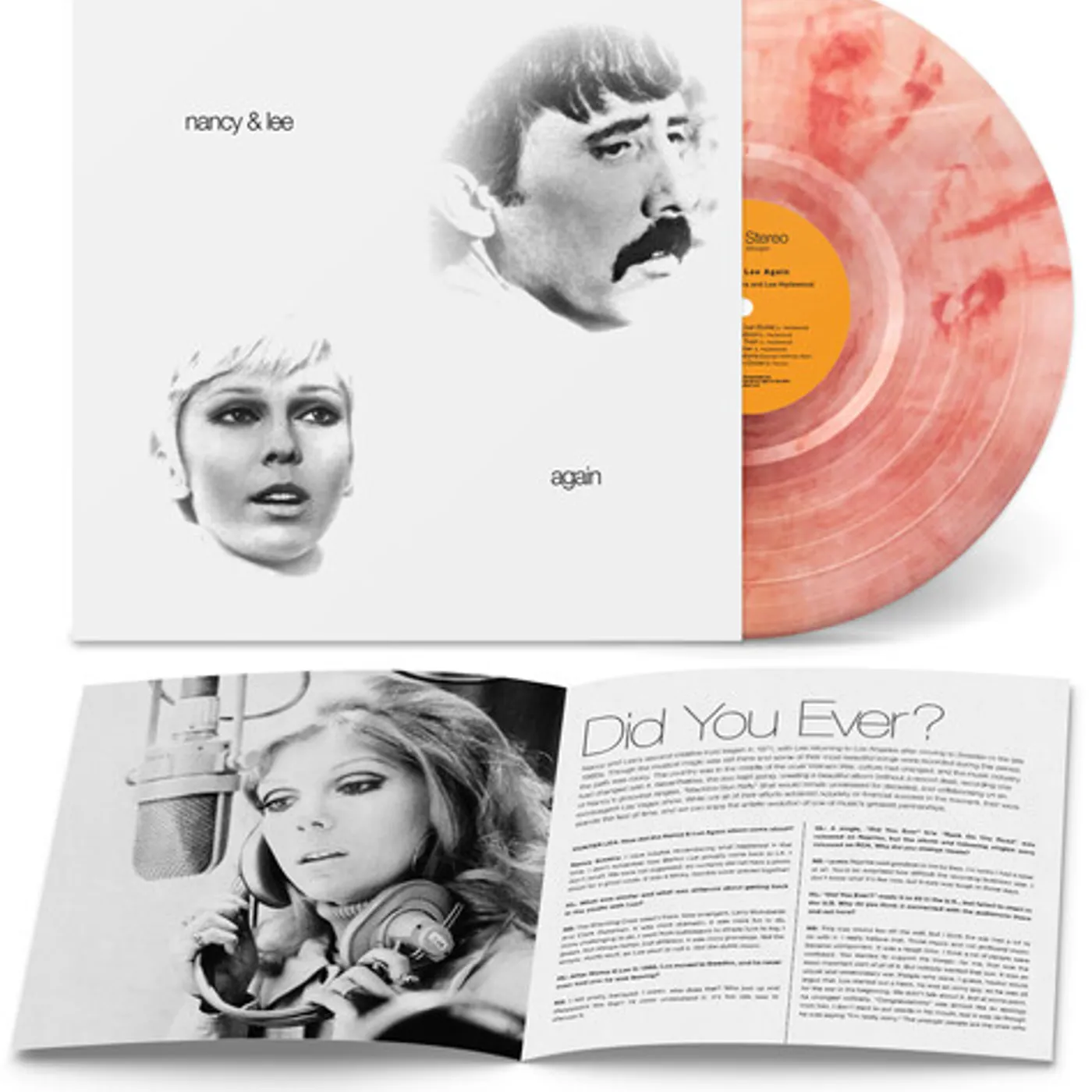 Nancy Sinatra / Lee Hazlewood NANCY & LEE AGAIN - BIG RED BALLOON SWIRL Vinyl Record